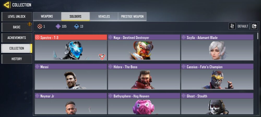 4 MYTHICS w 0 MAXED | 19LEGENDARIES | 1 MYTHIC CHARACTER 0 MAXED | including 5 Legendary character and 2 LEGENDARY VEHICLES - Image 5