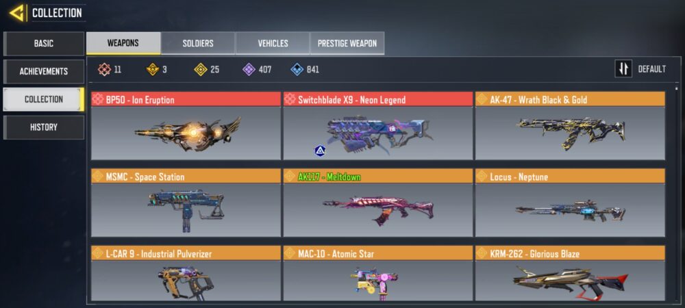 11 MYTHICS w 0 MAXED | 25LEGENDARIES | 1 MYTHIC CHARACTER 0 MAXED | including 5 Legendary character and 0 LEGENDARY VEHICLES - Image 3
