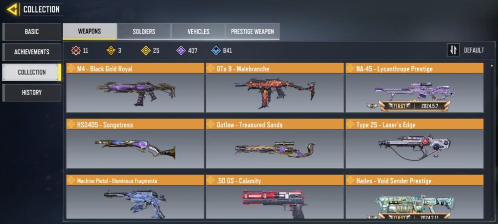 11 MYTHICS w 0 MAXED | 25LEGENDARIES | 1 MYTHIC CHARACTER 0 MAXED | including 5 Legendary character and 0 LEGENDARY VEHICLES - Image 4