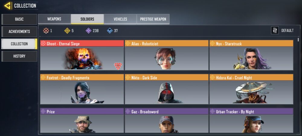 11 MYTHICS w 0 MAXED | 25LEGENDARIES | 1 MYTHIC CHARACTER 0 MAXED | including 5 Legendary character and 0 LEGENDARY VEHICLES - Image 6