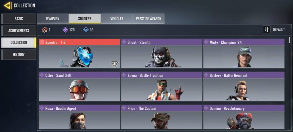5 LEGENDARIES | 1 MYTHICS | 0 MAXED | 1 MYTHIC CHARACTER|0 MAX | including 5 Legendary character and 0 LEGENDARY VEHICLES - Image 4