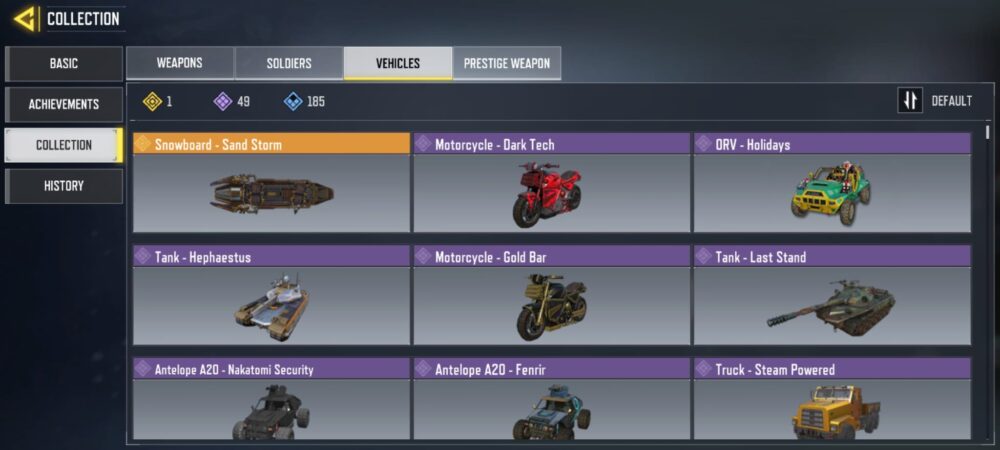 38 LEGENDARIES | 13 MYTHICS | 2 MAXED | 1 MYTHIC CHARACTER|0 MAX | including 2 Legendary character and 1 LEGENDARY VEHICLES - Image 2