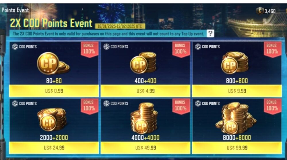 Coin Points 2000+2000