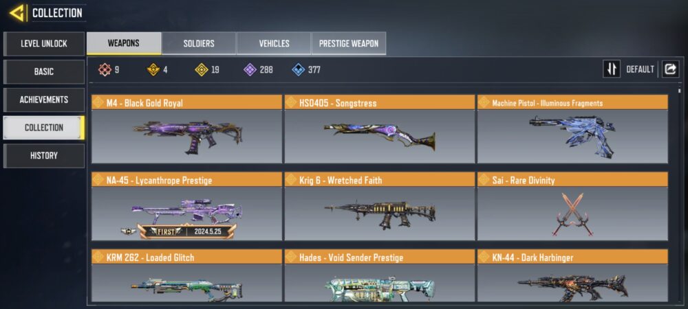9 MYTHICS w 0 MAXED | 19 LEGENDARIES | 2 MYTHIC CHARACTER 0 MAXED | including 3 Legendary character and 4 LEGENDARY VEHICLES - Image 3
