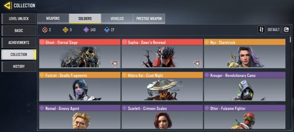 9 MYTHICS w 0 MAXED | 19 LEGENDARIES | 2 MYTHIC CHARACTER 0 MAXED | including 3 Legendary character and 4 LEGENDARY VEHICLES - Image 5