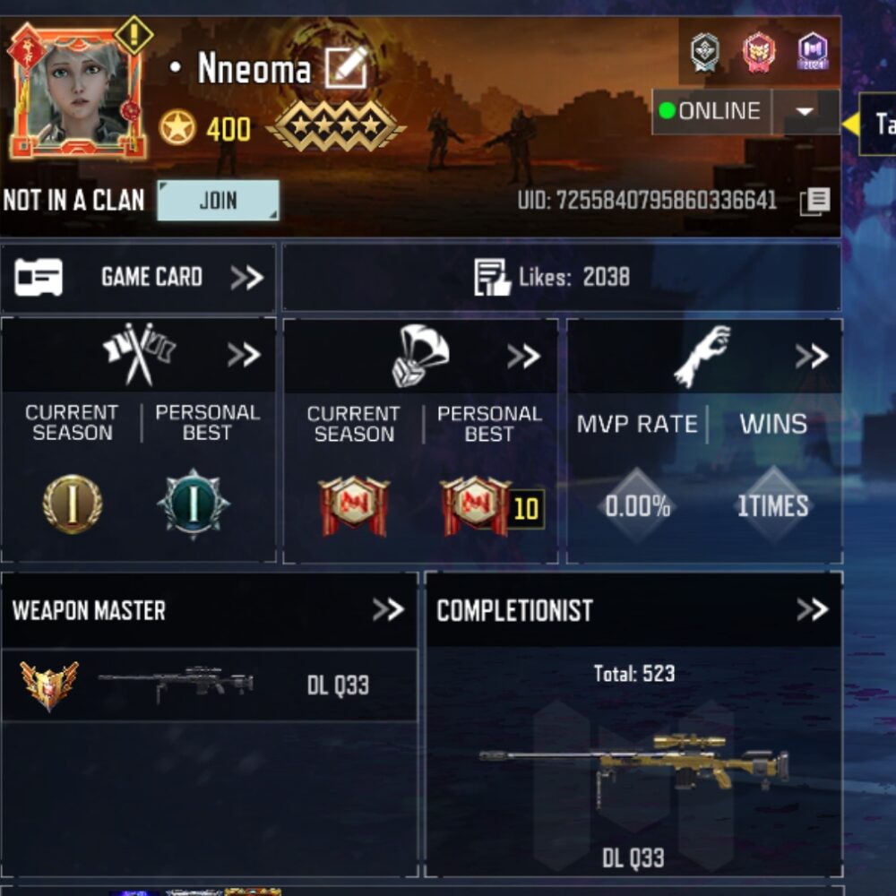 5 MYTHICS w 1 MAXED | 13 LEGENDARIES | 0 MYTHIC CHARACTER 0 MAXED | including 1 Legendary character and 1 LEGENDARY VEHICLES