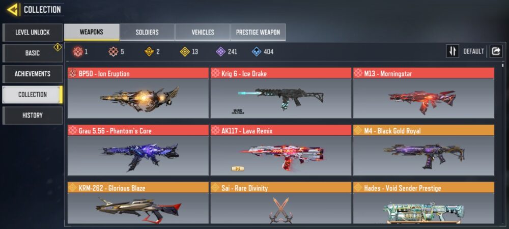 5 MYTHICS w 1 MAXED | 13 LEGENDARIES | 0 MYTHIC CHARACTER 0 MAXED | including 1 Legendary character and 1 LEGENDARY VEHICLES - Image 2