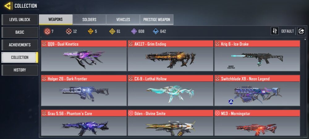 12 MYTHICS w 7 MAXED | 61 LEGENDARIES | 1 MYTHIC CHARACTER 1 MAXED | including 5 Legendary character and 1 LEGENDARY VEHICLES - Image 2