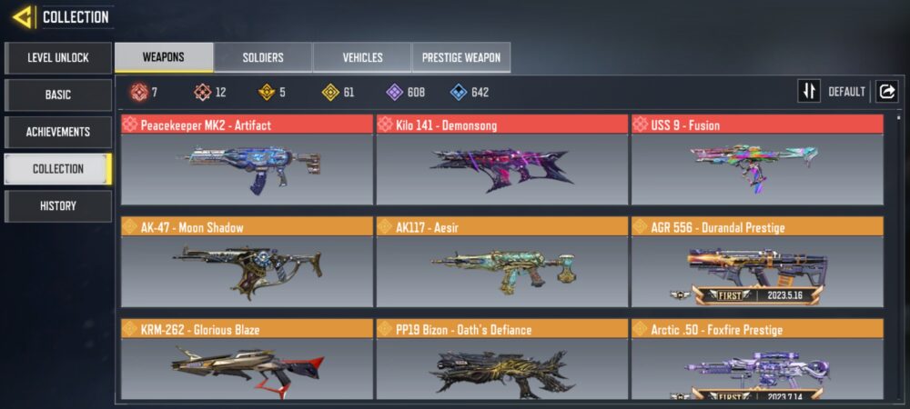 12 MYTHICS w 7 MAXED | 61 LEGENDARIES | 1 MYTHIC CHARACTER 1 MAXED | including 5 Legendary character and 1 LEGENDARY VEHICLES - Image 3