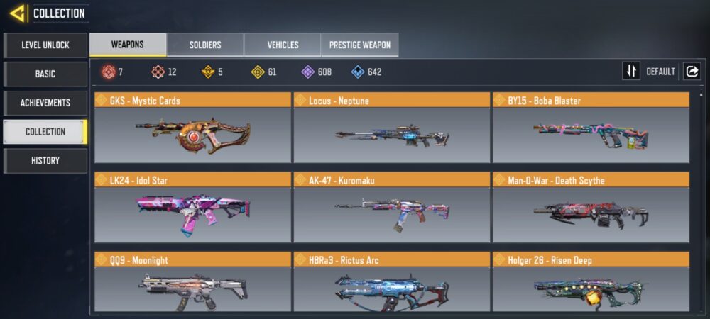 12 MYTHICS w 7 MAXED | 61 LEGENDARIES | 1 MYTHIC CHARACTER 1 MAXED | including 5 Legendary character and 1 LEGENDARY VEHICLES - Image 5