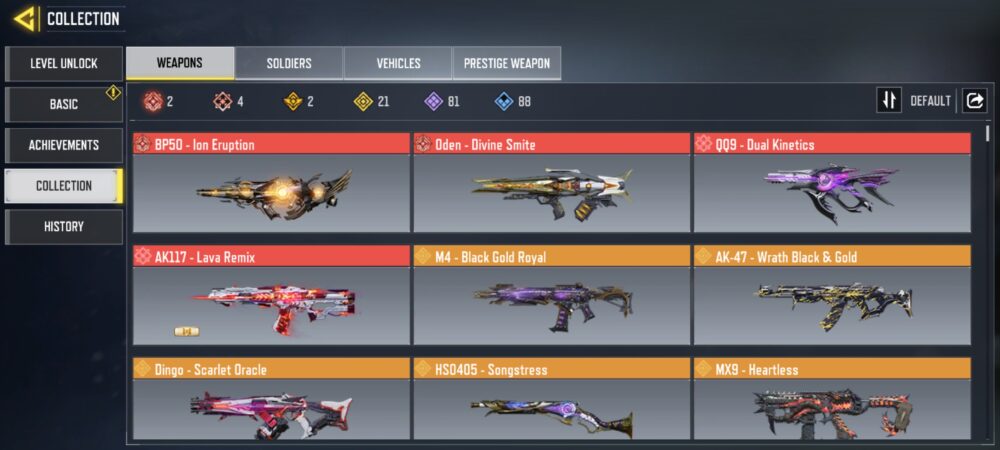 4 MYTHICS w 2 MAXED | 21 LEGENDARIES | 1 MYTHIC CHARACTER 1 MAXED | including 1 Legendary character and 0 LEGENDARY VEHICLES +63k CP - Image 3
