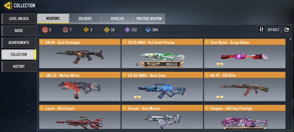 7 MYTHICS w 3 MAXED | 19 LEGENDARIES | 1 MYTHIC CHARACTER 0 MAXED | including 2 Legendary character and 1 LEGENDARY VEHICLES - Image 3