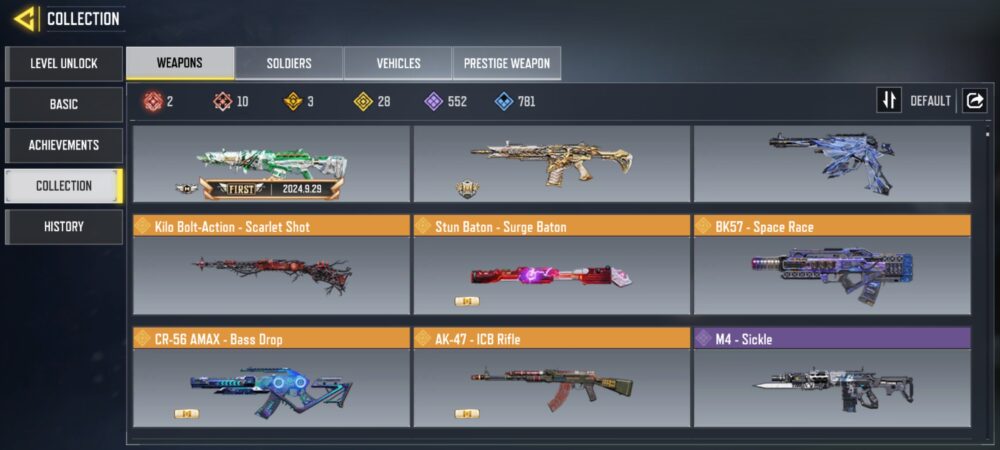 10 MYTHICS w 2 MAXED | 28 LEGENDARIES | 0 MYTHIC CHARACTER 0 MAXED | including 2 Legendary character and 2 LEGENDARY VEHICLES - Image 6