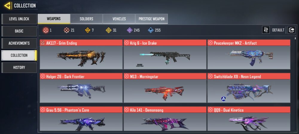 21 MYTHICS w 1 MAXED | 31 LEGENDARIES | 2 MYTHIC CHARACTER 1 MAXED | including 1 Legendary character and 4 LEGENDARY VEHICLES - Image 2