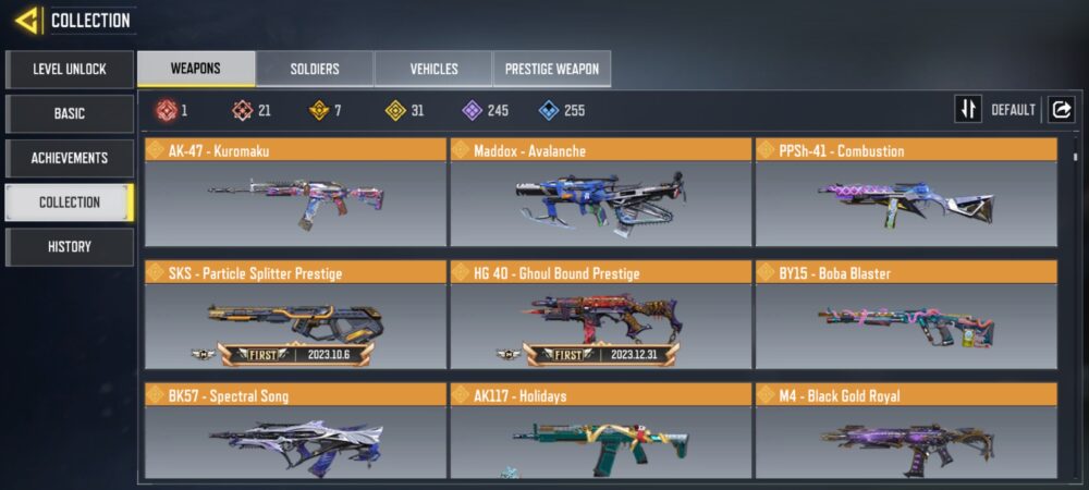 21 MYTHICS w 1 MAXED | 31 LEGENDARIES | 2 MYTHIC CHARACTER 1 MAXED | including 1 Legendary character and 4 LEGENDARY VEHICLES - Image 5