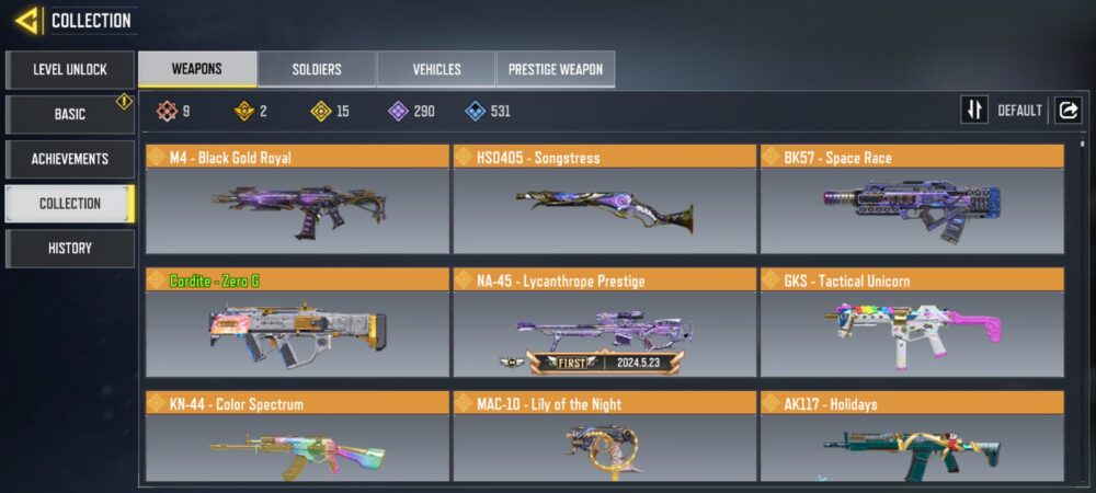 9 MYTHICS w 0 MAXED | 15 LEGENDARIES | 0 MYTHIC CHARACTER 0 MAXED | including 1 Legendary character and 0 LEGENDARY VEHICLES - Image 3