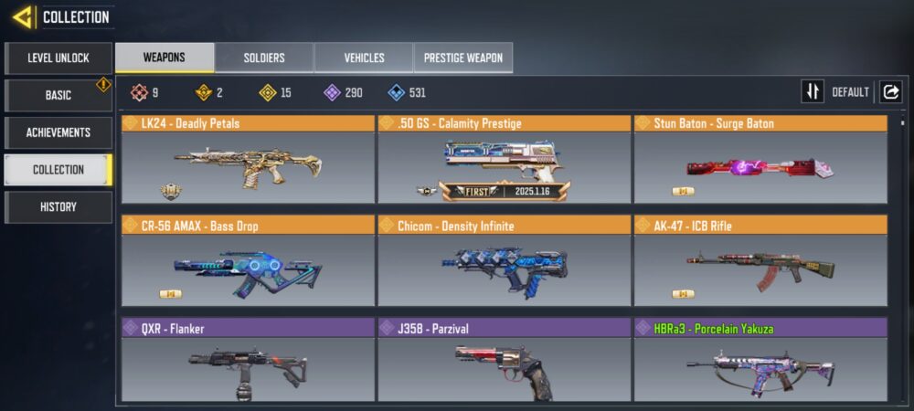9 MYTHICS w 0 MAXED | 15 LEGENDARIES | 0 MYTHIC CHARACTER 0 MAXED | including 1 Legendary character and 0 LEGENDARY VEHICLES - Image 4