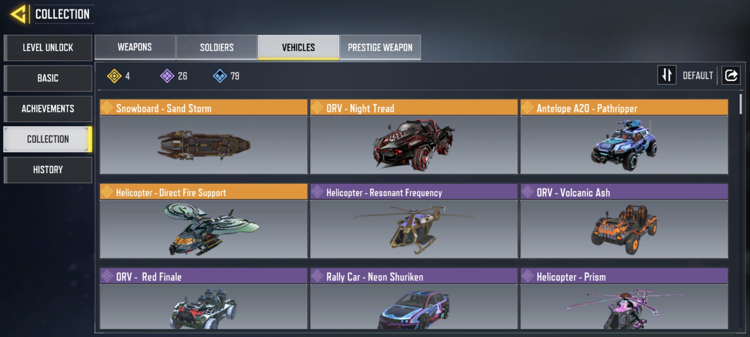 4 MYTHICS w 0 MAXED | 6 LEGENDARIES | 0 MYTHIC CHARACTER 0 MAXED | including 1 Legendary character and 4 LEGENDARY VEHICLES - Image 5