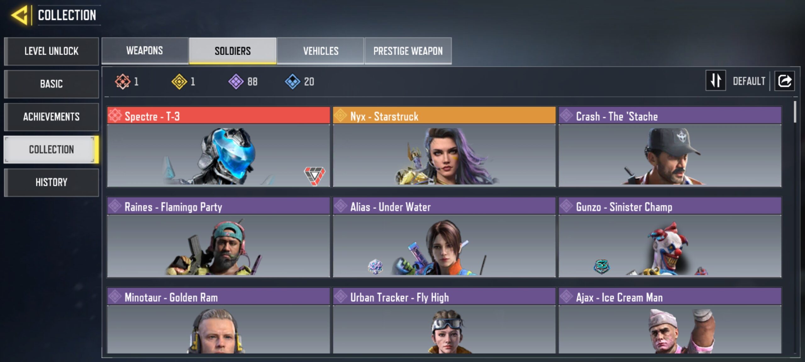 5 MYTHICS w 0 MAXED | 14 LEGENDARIES | 1 MYTHIC CHARACTER 0 MAXED | including 1 Legendary character and 1 LEGENDARY VEHICLES - Image 5