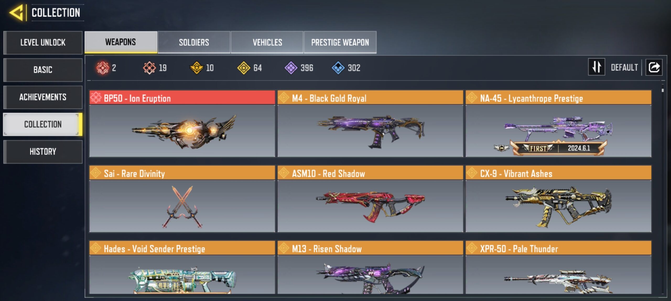 19 MYTHICS w 2 MAXED | 64 LEGENDARIES | 1 MYTHIC CHARACTER 0 MAXED | including 1 Legendary character and 3 LEGENDARY VEHICLES - Image 4