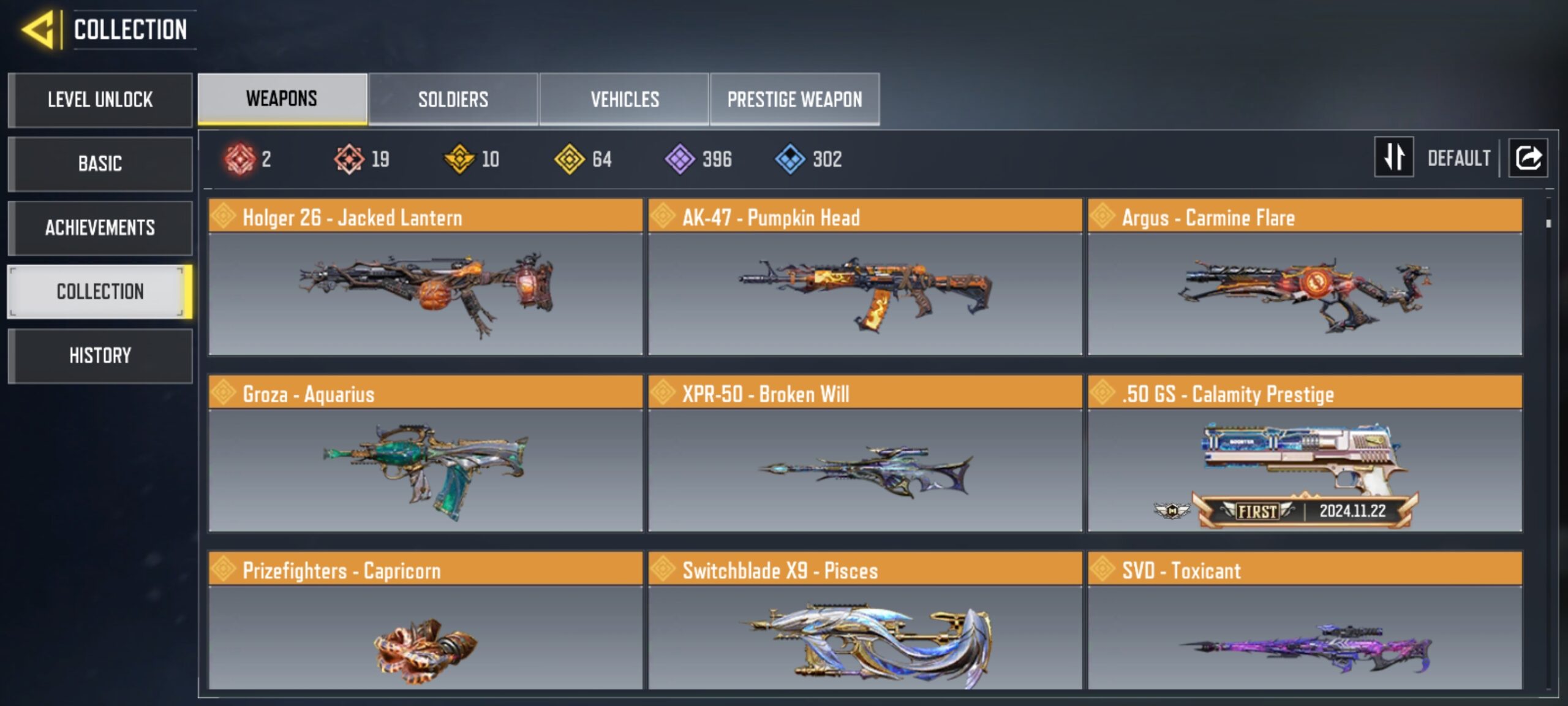 19 MYTHICS w 2 MAXED | 64 LEGENDARIES | 1 MYTHIC CHARACTER 0 MAXED | including 1 Legendary character and 3 LEGENDARY VEHICLES - Image 6