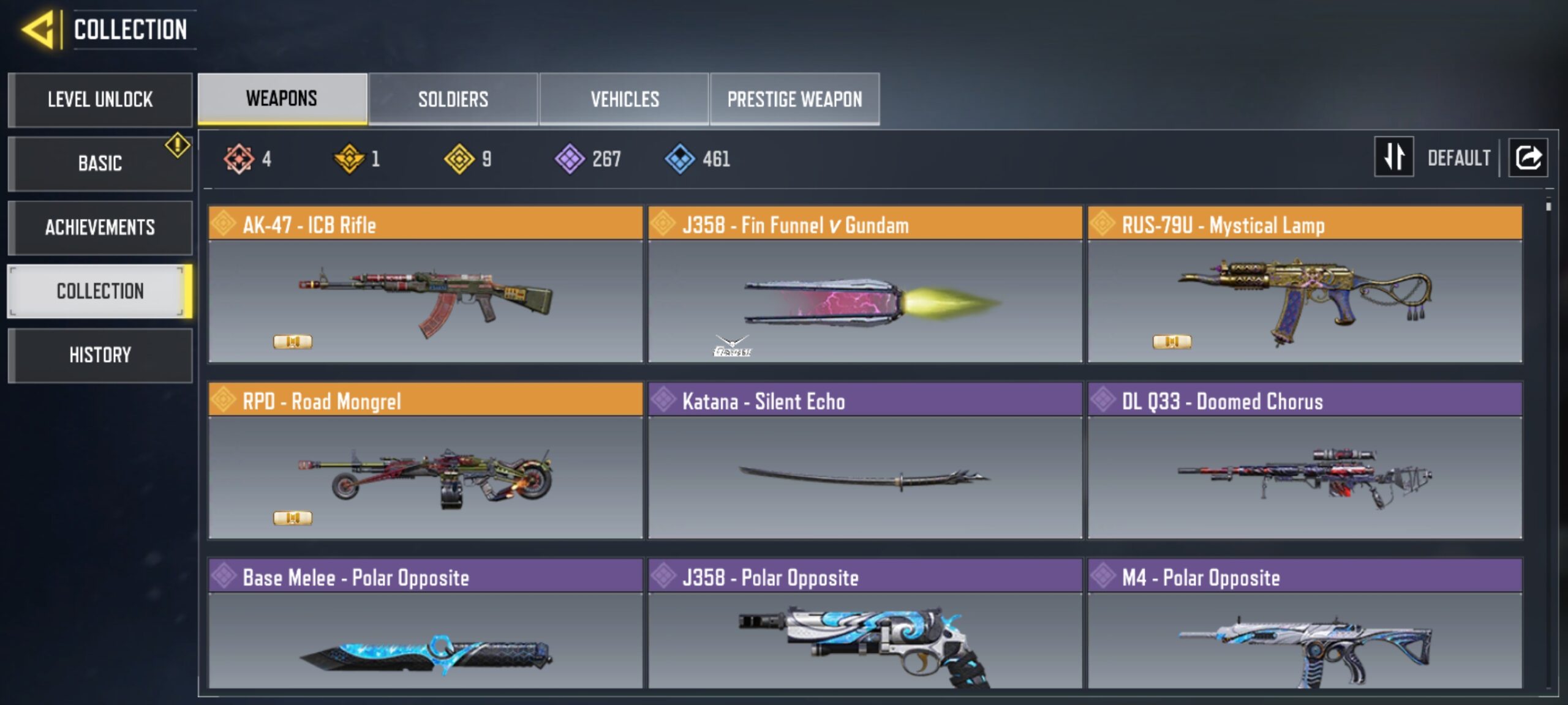 4 MYTHICS w 0 MAXED | 9 LEGENDARIES | 0 MYTHIC CHARACTER 0 MAXED | including 0 Legendary character and 0 LEGENDARY VEHICLES - Image 3