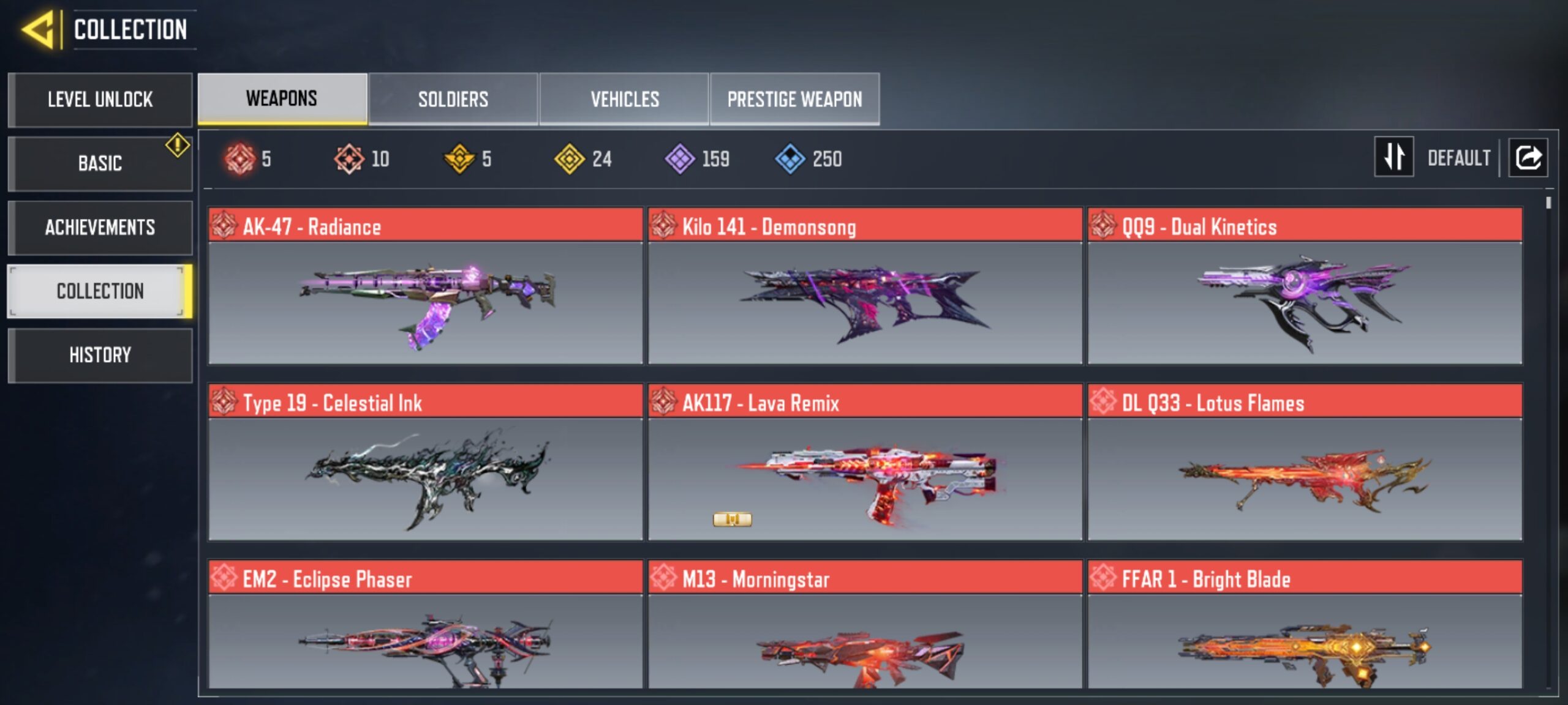 10 MYTHICS w 5 MAXED | 24 LEGENDARIES | 3 MYTHIC CHARACTER 1 MAXED | including 2 Legendary character and 2 LEGENDARY VEHICLES - Image 2