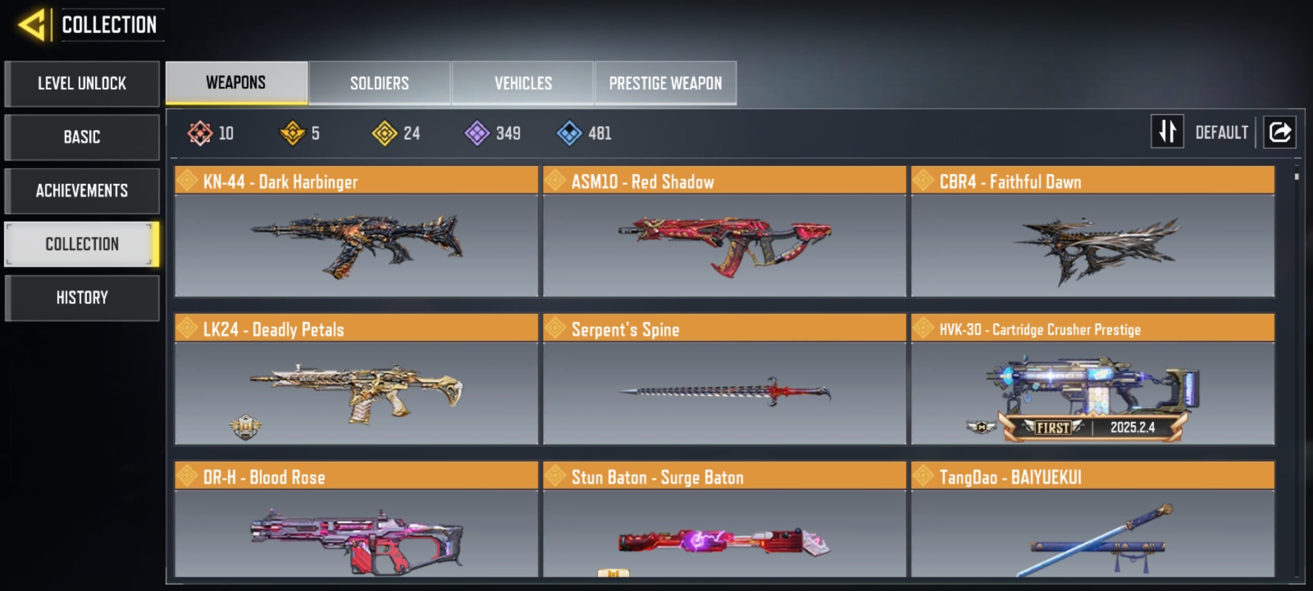 10 MYTHICS w 0 MAXED | 24 LEGENDARIES | 2 MYTHIC CHARACTER 0 MAXED | including 3 Legendary character and 4 LEGENDARY VEHICLES - Image 4