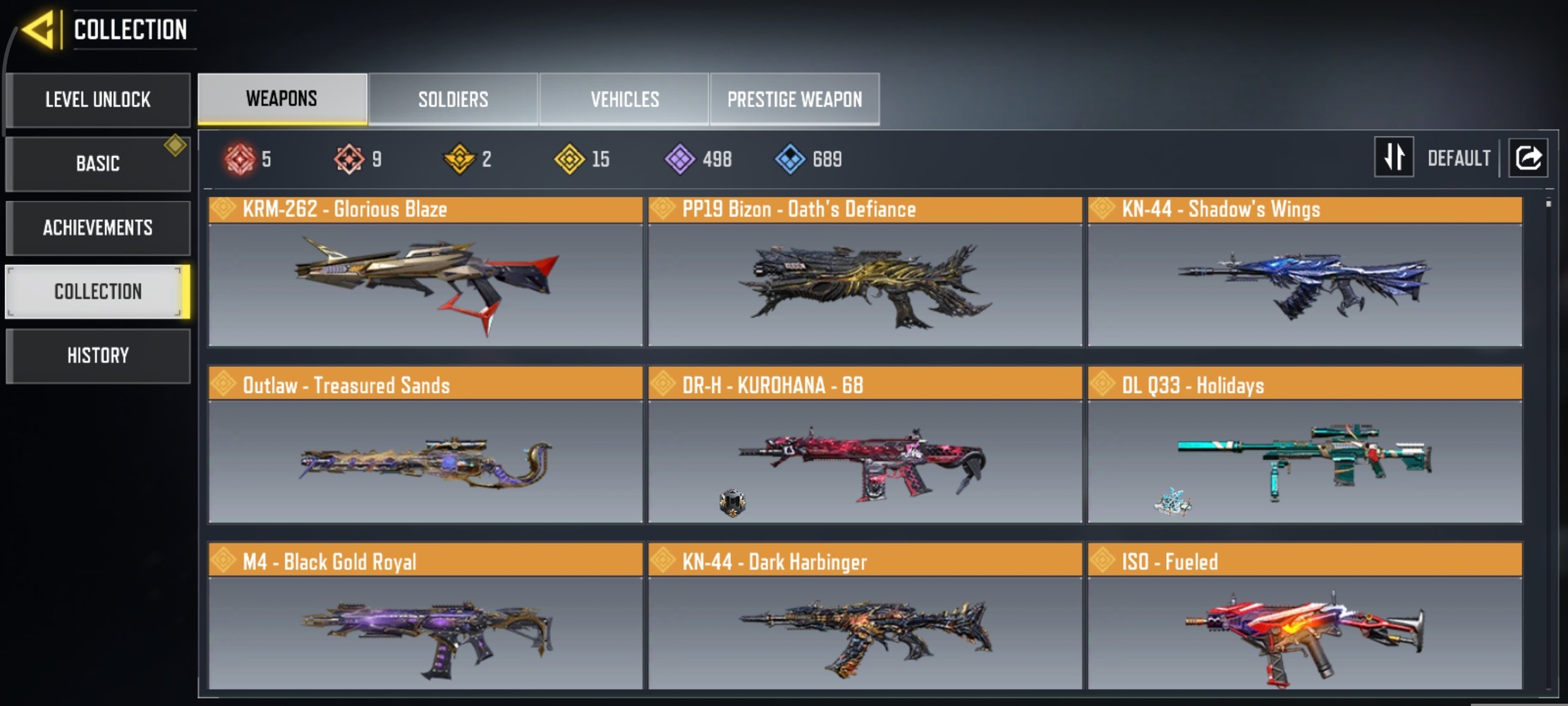 9 MYTHICS w 5 MAXED | 15 LEGENDARIES | 2 MYTHIC CHARACTER 0 MAXED | including 2 Legendary character and 1 LEGENDARY VEHICLES - Image 3