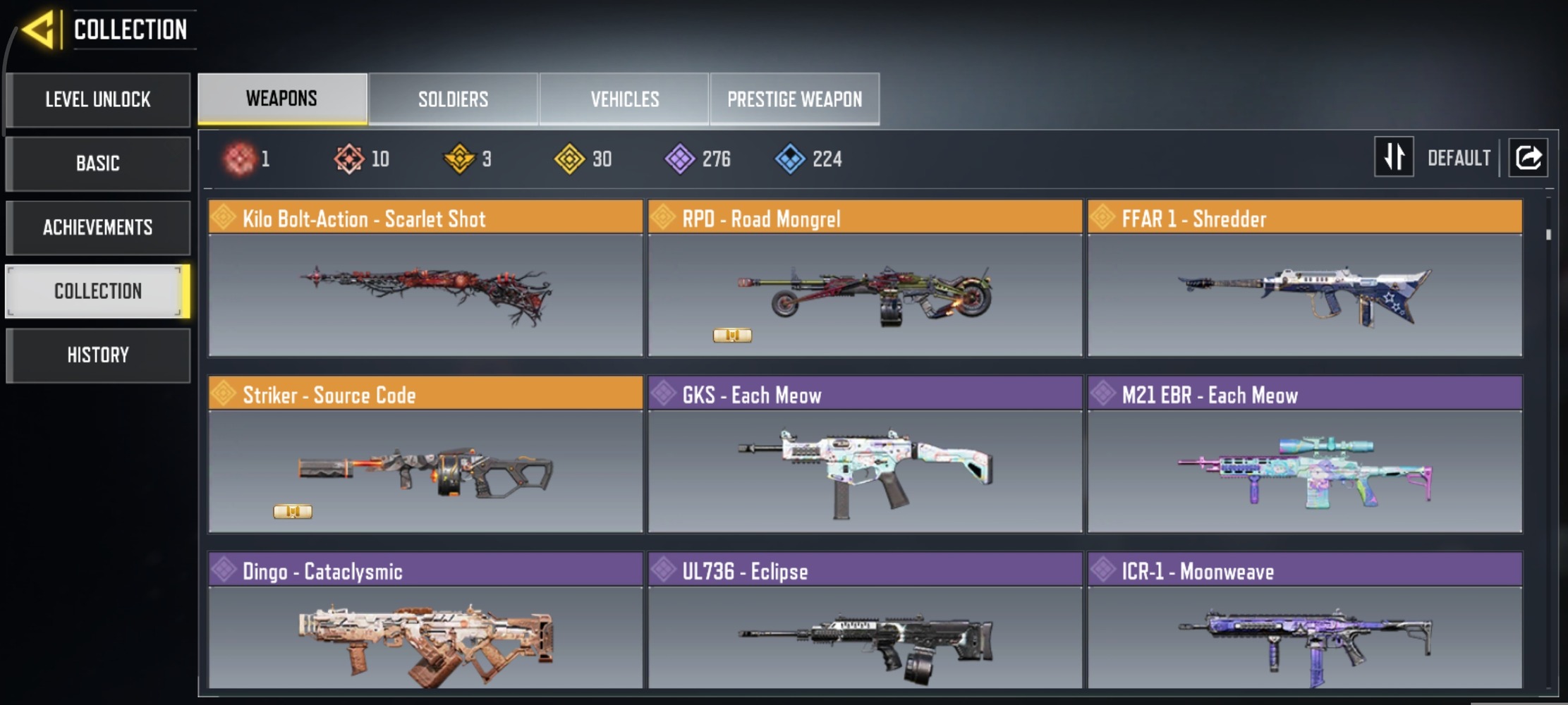 10 MYTHICS w 1 MAXED | 30 LEGENDARIES | 2 MYTHIC CHARACTER 1 MAXED | including 2 Legendary character and 1 LEGENDARY VEHICLES - Image 7