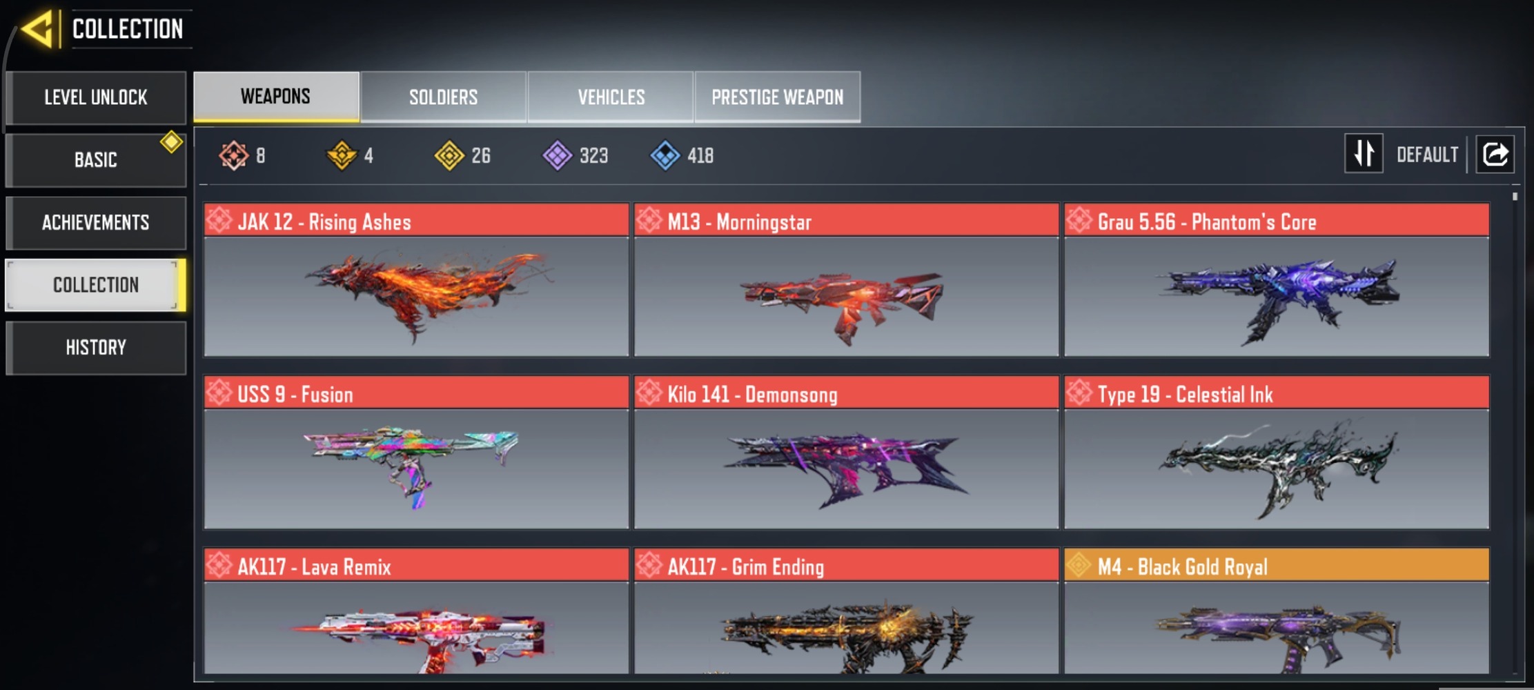 8 MYTHICS w 0 MAXED | 26 LEGENDARIES | 0 MYTHIC CHARACTER 0 MAXED | including 1 Legendary character and 2 LEGENDARY VEHICLES - Image 2