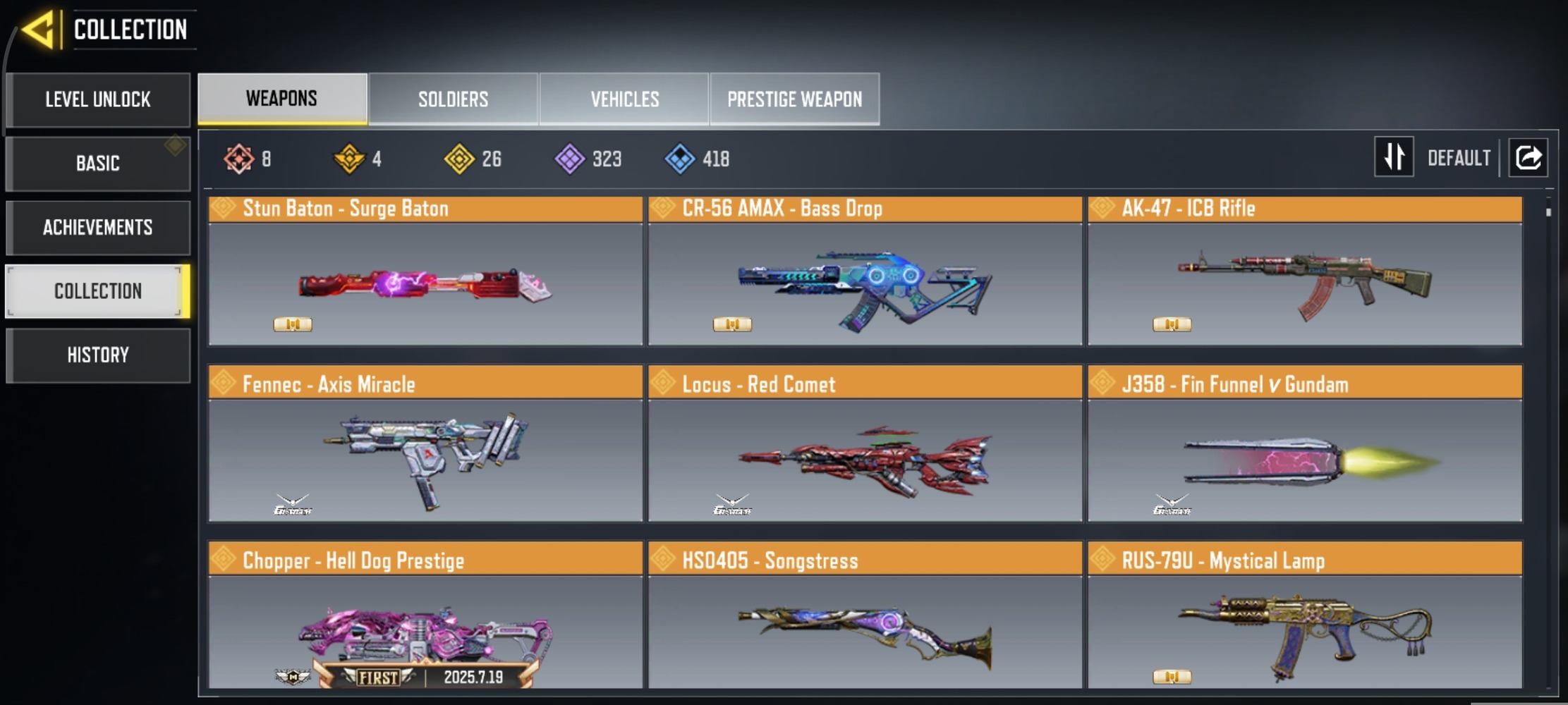 8 MYTHICS w 0 MAXED | 26 LEGENDARIES | 0 MYTHIC CHARACTER 0 MAXED | including 1 Legendary character and 2 LEGENDARY VEHICLES - Image 4