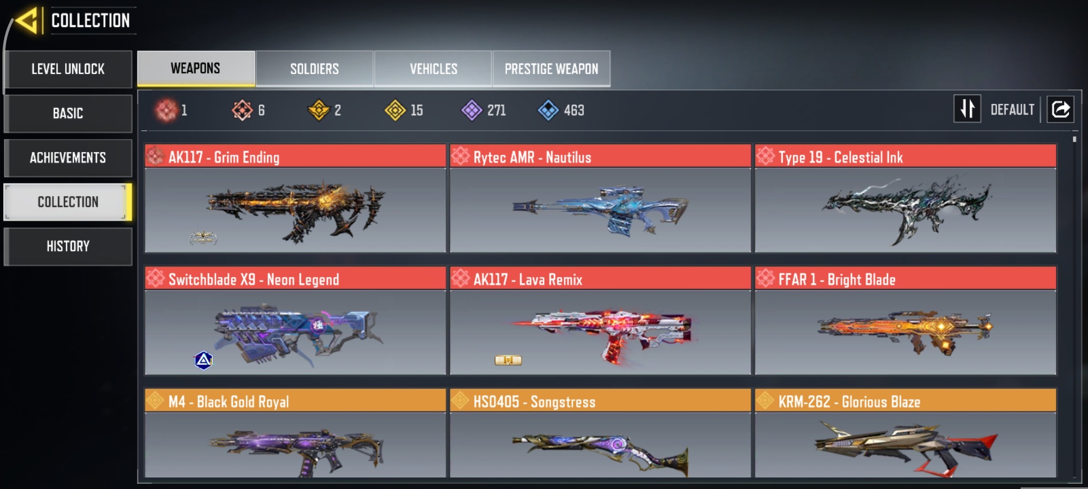 6 MYTHICS w 1 MAXED | 15 LEGENDARIES | 0 MYTHIC CHARACTER 0 MAXED | including 3 Legendary character and 3 LEGENDARY VEHICLES - Image 2