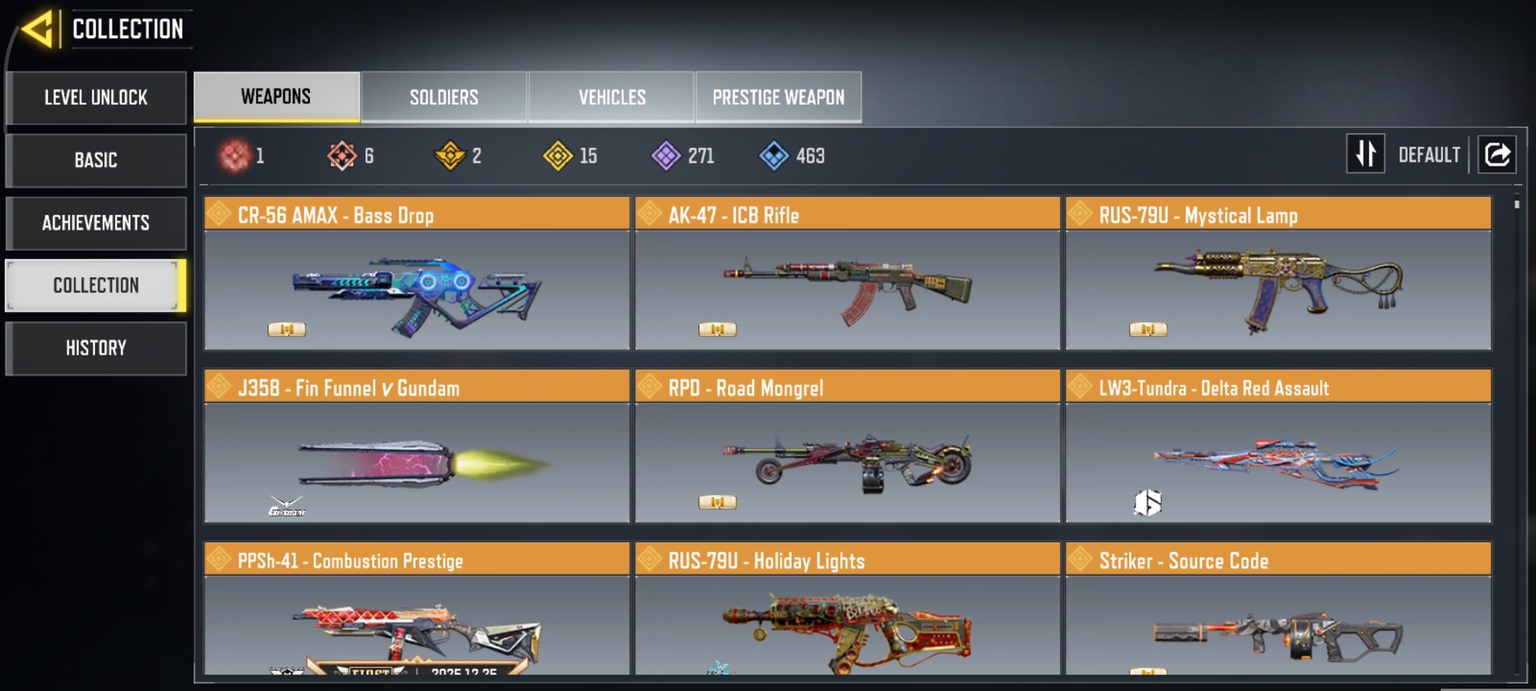 6 MYTHICS w 1 MAXED | 15 LEGENDARIES | 0 MYTHIC CHARACTER 0 MAXED | including 3 Legendary character and 3 LEGENDARY VEHICLES - Image 4