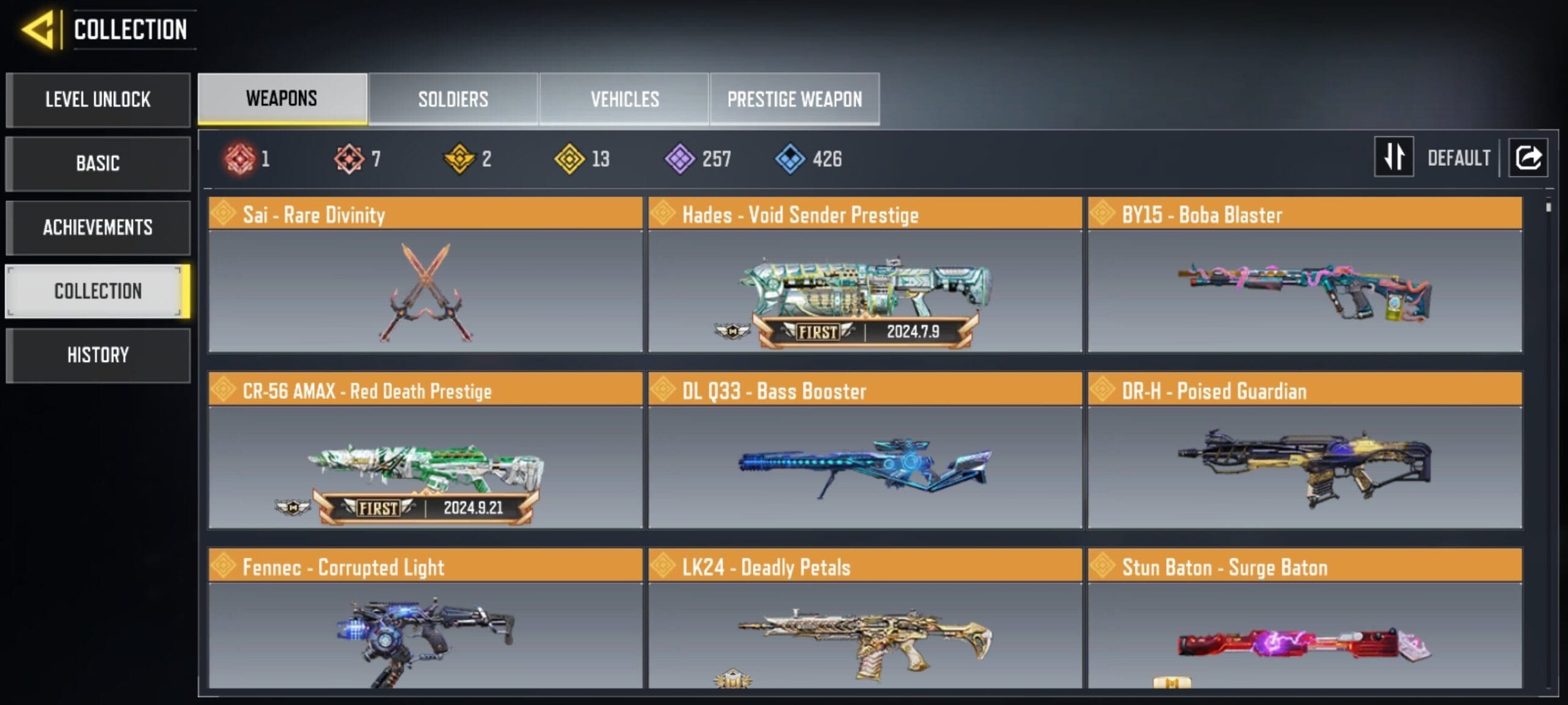 CODM Account 7 Mythics & 15 Legendaries | Rare Skins & Vehicles – IceSoulMarket #1 - Image 3