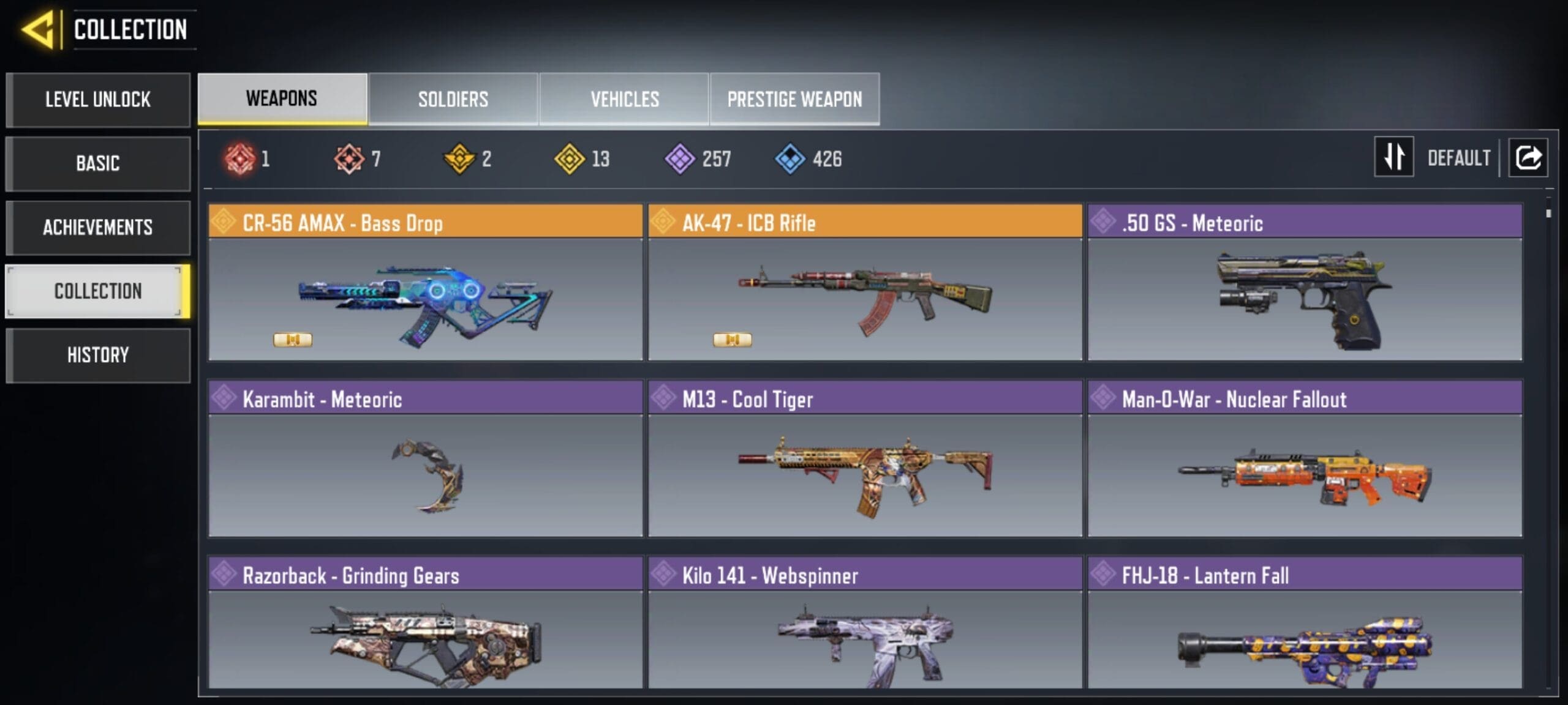 CODM Account 7 Mythics & 15 Legendaries | Rare Skins & Vehicles – IceSoulMarket #1 - Image 4